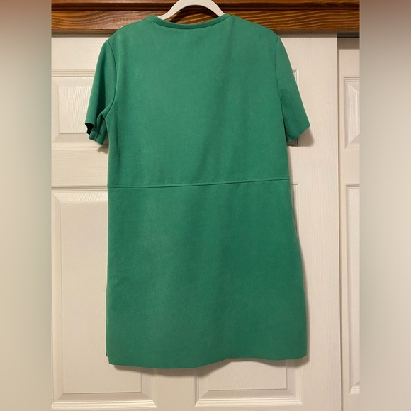 Zara Green Shift Dress - Picture 2 of 3